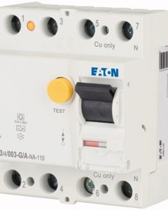 Residual current device FRCMM 4-pole 63/0.03 type G/A 200V U